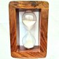 Wooden Frame Style Sand Timer 6 Inch Collectible Gift