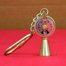 Set of 2 Brass Telegraph Keychain Collectible Gift