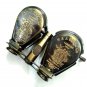 Beautiful Attractive Brass Binocular Telescope Flap Open For Office Decor