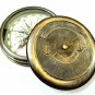 Antique Brass Nautical Calendar Compass Collectible Gift 3"