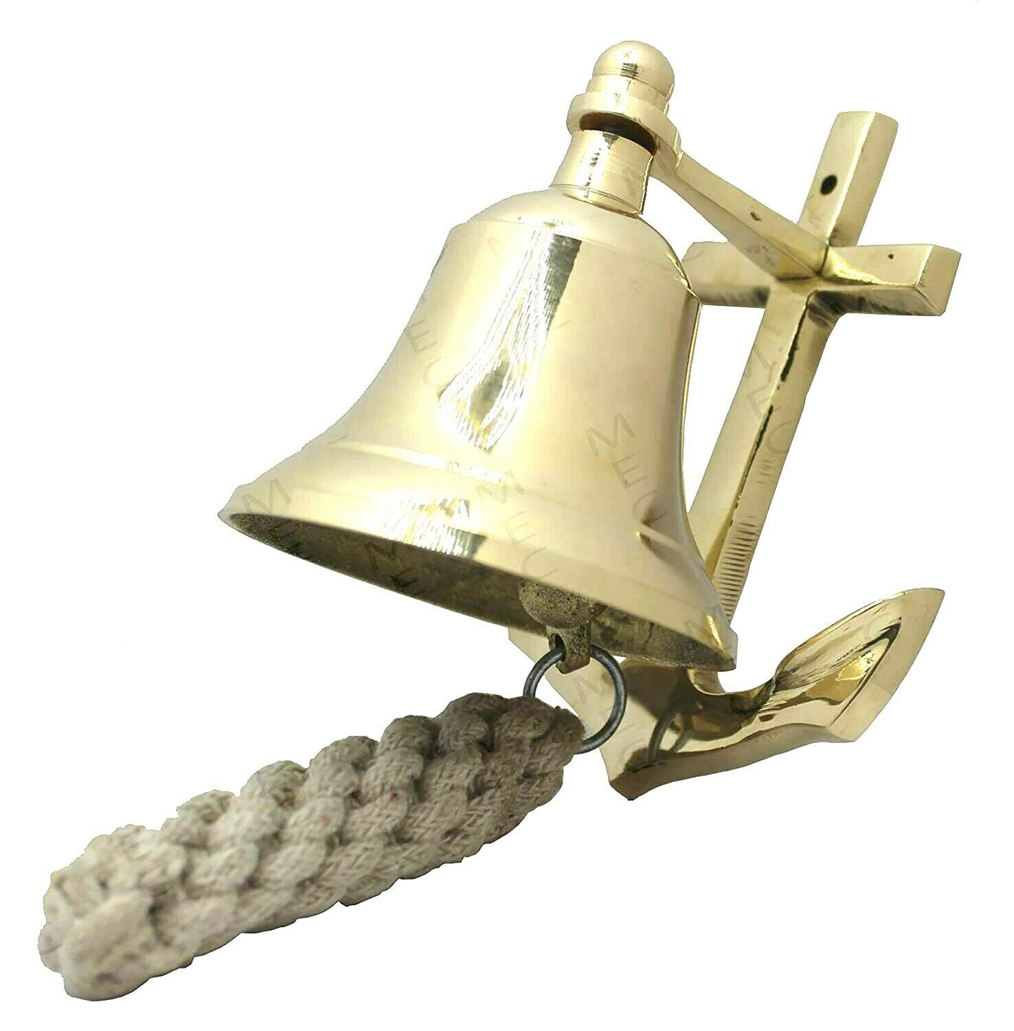 Brass Ship Anchor Door Bell Collectible Wall Hanging Decorative
