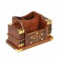 Wooden Pen Holder Tea Set Coaster Collectible Dinning Table Decorative