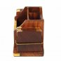 Wooden Pen Holder Tea Set Coaster Collectible Dinning Table Decorative