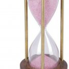 Antique Vintage Wooden Sand Timer Red Sand Collectible Gift 5"