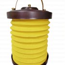 Handcrafted Iron Brass Cloth Folding Lamp Candle Lamp Hanging Home Decorative
