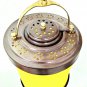 Handcrafted Iron Brass Cloth Folding Lamp Candle Lamp Hanging Home Decorative