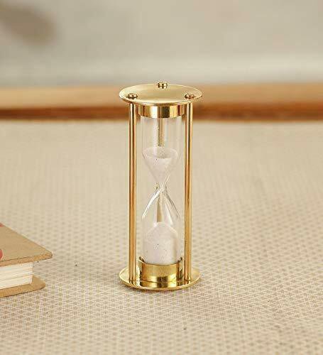 Brass Sand Timer Small Size Collectible Table Decor