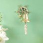 Brass Ship Wheel Door Bell Collectible Wall Hanging Decorative