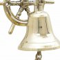 Brass Set Of 4 Brass Door Bell Ship Wheel Bell Gift Hanging Gift