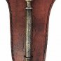 Brass Magnifying Glass With Leather Box For Desktop Decor Collectible Item