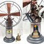 Antique Stirling Engine Powered Air Fan Kerosene Fan Handcrafted Fully Functional Solid Brass