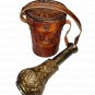 Antique Style Brass Telescope With Leather Box Nautical Marine Gift