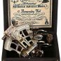 Antique Style Brass Nautical Sextant With Wooden Box Marine Collectible Gift