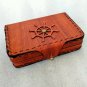 Brass Nautical Pocket Watch Chain With Leather box Handmade Gift