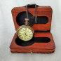 Brass Nautical Pocket Watch Chain With Leather box Handmade Gift