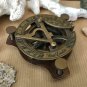 Antique Style Brass Sundial Compass Sun clock Collectible Gift
