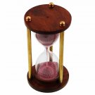 Mini wood sand timer 2 minute sand timer collectible table decorative