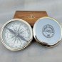 Chrome Finish Brass Nautical Poem Compass With Wood Box Collectible Gift