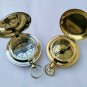 Brass Lid compass mini set of 2 Polished and nickel Gift