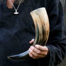 Real Ox Horn Mug Beer Mug Viking Style Drinking Collectible Home Decorative