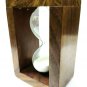 Set of 4 Wooden Frame Style Sand Timer 6 Inch Collectible Gift