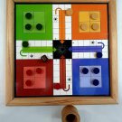 Magnetic Classic Handmade Wooden Ludo Snakes And Ladders Board Game For Unisex