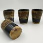 Set of 6 Texture Horn Shot Glass Drinking Beer Viking Collectible Gifting Item
