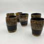 Set of 6 Texture Horn Shot Glass Drinking Beer Viking Collectible Gifting Item