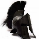 300 movie Great king Leonidas spartan Helmet~ Black finish fully functional
