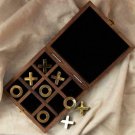 Indian Handmade Wooden Tic Tac Toe Box Game For Entertainment Unisex Game