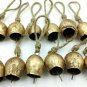 Round Rustic Tin Bells Christmas D&Atilde;&copy;cor Bells Set of 12 Cow Bell, Festive d&Atilde;&copy;cor