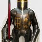 Wearable Medieval Black Armour Full Body Suit Cape Shield Sword Costume Stand