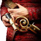 Mini Pirate Spyglass Telescope Brass Hand Telescope with Wooden Box