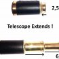 Mini Pirate Spyglass Telescope Brass Hand Telescope with Wooden Box