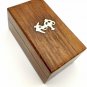 Mini Pirate Spyglass Telescope Brass Hand Telescope with Wooden Box