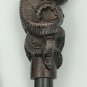 Metal Octopus Head Style Handle Canes Wood Walking Stick 3 Part Open Easily