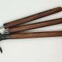 Metal Kangaroo Head Style Handle Canes Wood Walking Stick 3 Part Open Easily