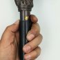 Metal Wolf Head Style Handle Canes Wood Walking Stick 3 Part Open Easily