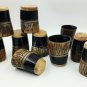 Set of 12 Texture Horn Shot Glass Drinking Beer Viking Collectible Gifting Item