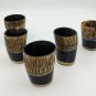 Set of 12 Texture Horn Shot Glass Drinking Beer Viking Collectible Gifting Item