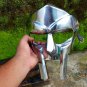 MF Doom Gladiator Mask Madvillain Mild Steel Face Silver Armor Replica Medieval
