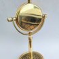 Brass Desk clock Vintage style Shiny Finish Table Top Decorative