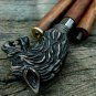 NEBULA WEREWOLF Gothic Steampunk Walking Stick Handle Wooden Walking Cane