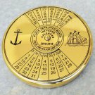 Beautiful Attractive Brass Calendar 100 yrs Collectible Gift For Decoration