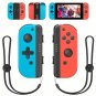 Joycon Controller Nintendo Switch OLED Lite Support for Wake-up Function 6-Axis Gyro Grip and Straps