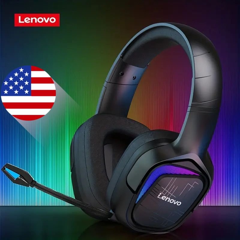 Lenovo G70 Wired Computer Game Headphones With Microphone, 50mm Drive Units HiFi Sound Quality
