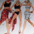 Vogue 7228 Bathing Swim Suit, Bikini and Wrap Sewing Pattern Size 12,14,16
