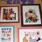 Cats Kittens Kitty Cat  Cross Stitch Charts from American School of Needlework