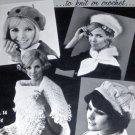 Retro Knitting and Crochet Patterns for Stoles Hats Scarfs  BoHo style from 1963