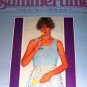 Reynolds Summertime Crochet Bikini Knitting Pattern Summer Tops Sleeveless Shirt Cardigan